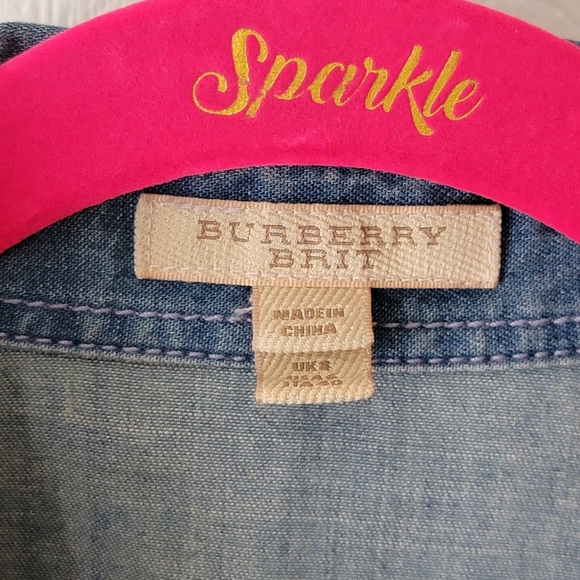 Burberry Brit Denim Shirt Dress - Picture 4 of 7